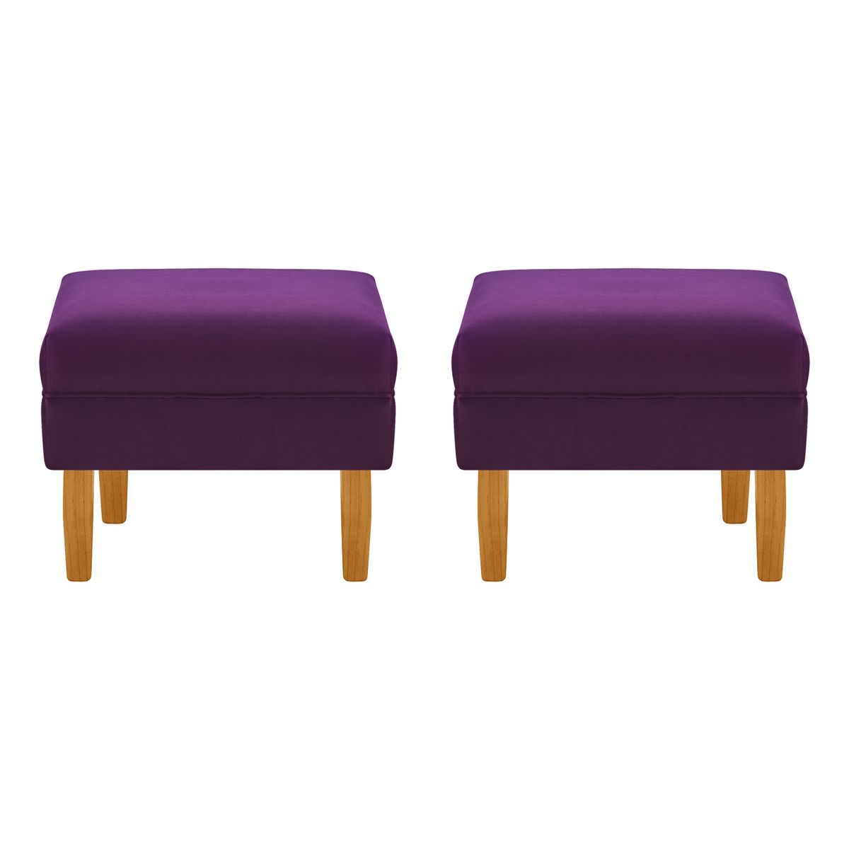 BODEVIR - Set Pouf Sky 1C Felpa 04 Morado