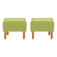 BODEVIR - Set Pouf Sky 1C Felpa 04 Pistacho