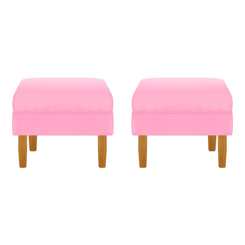 BODEVIR - Set Pouf Sky 1C Felpa 04 Rosado