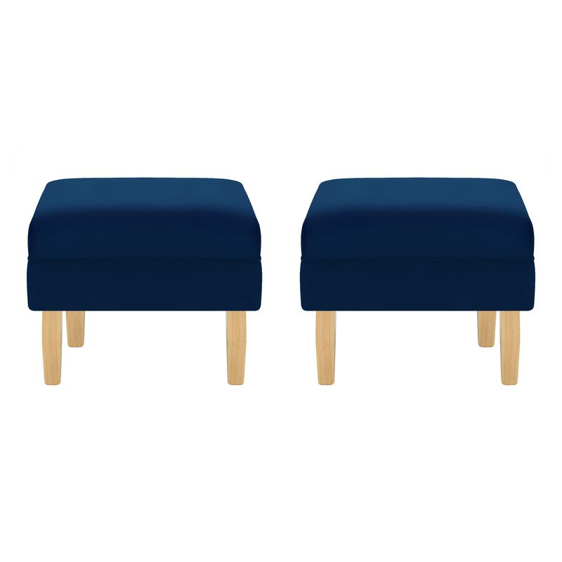 BODEVIR - Set Pouf Sky 1C Felpa 05 Azul Marino