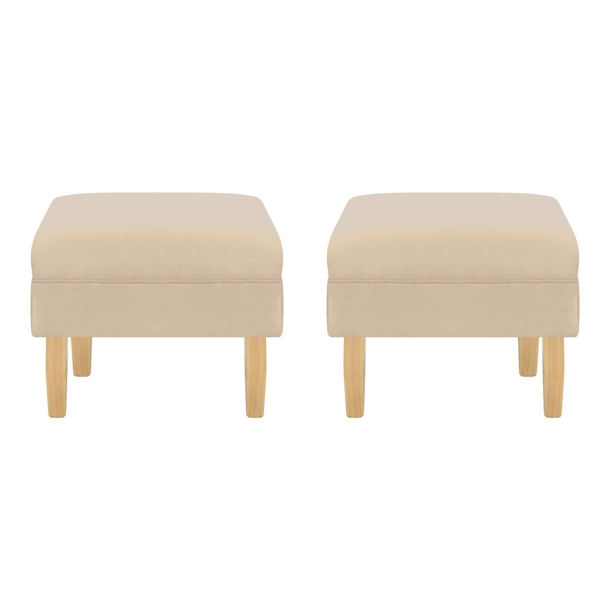 BODEVIR - Set Pouf Sky 1C Felpa 05 Beige