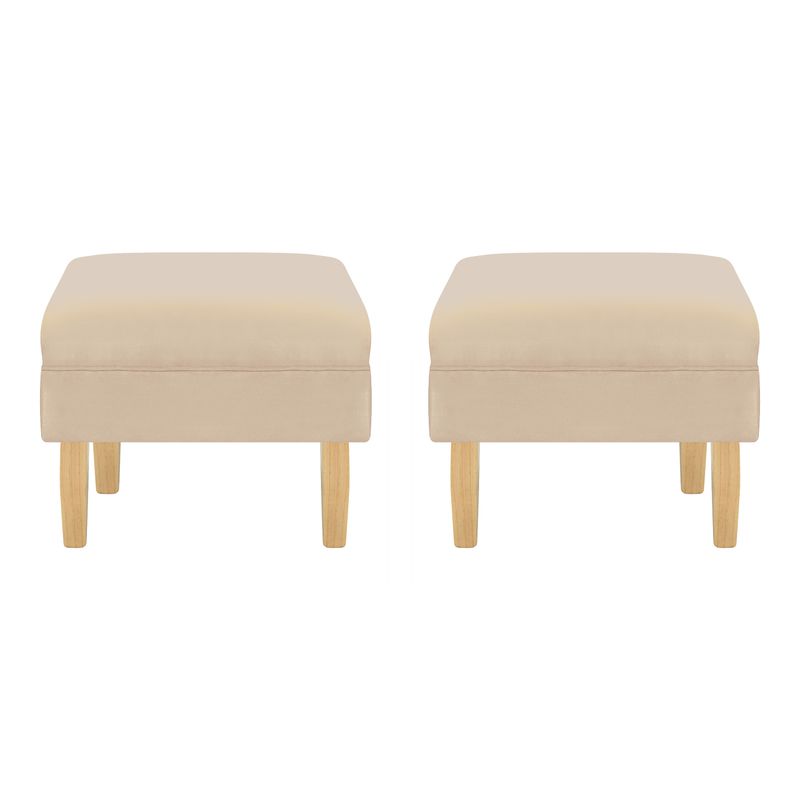 BODEVIR - Set Pouf Sky 1C Felpa 05 Beige