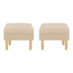 BODEVIR - Set Pouf Sky 1C Felpa 05 Beige