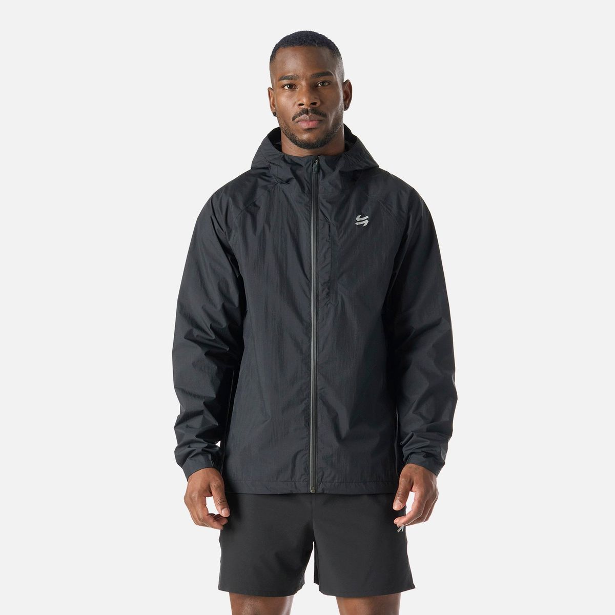 VULCANO - Chaqueta Hombre Built To Move Waterproof Jacket Negro Vulcano