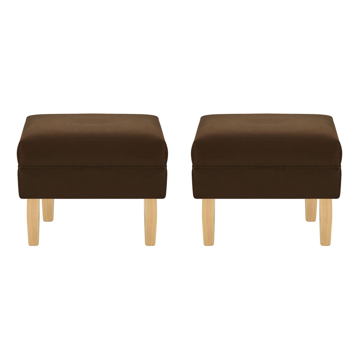 BODEVIR - Set Pouf Sky 1C Felpa 05 Chocolate