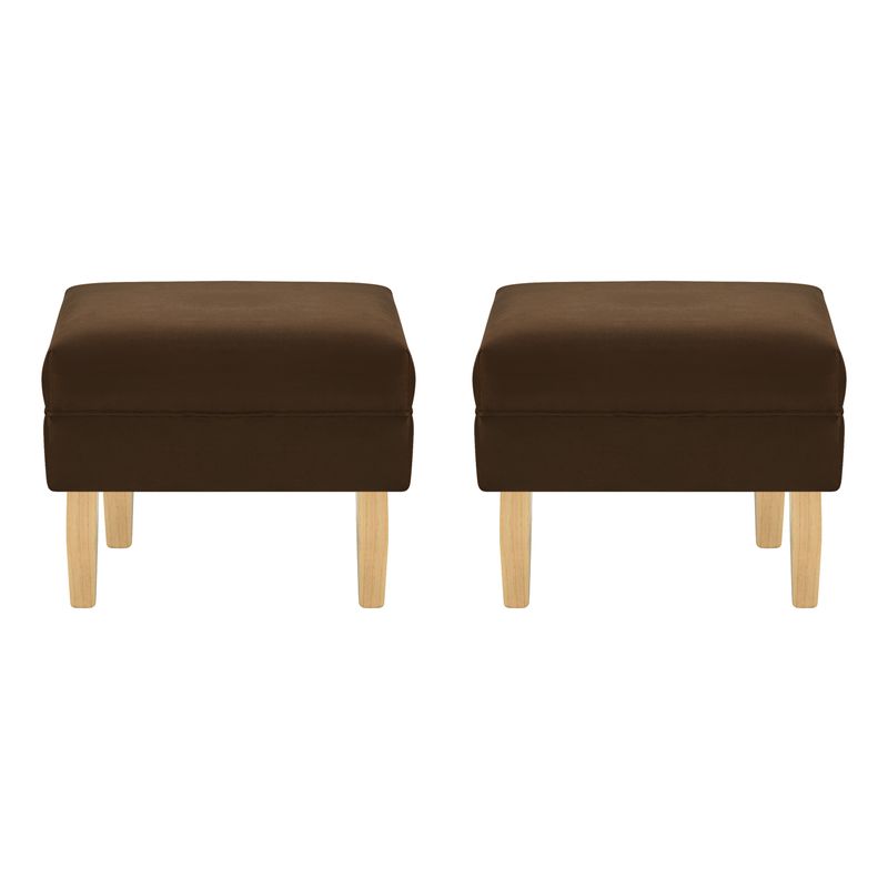 BODEVIR - Set Pouf Sky 1C Felpa 05 Chocolate