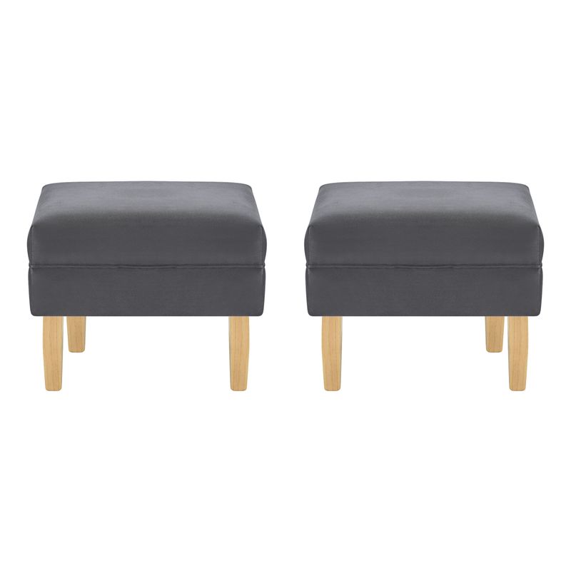 BODEVIR - Set Pouf Sky 1C Felpa 05 Gris