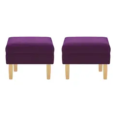 BODEVIR - Set Pouf Sky 1C Felpa 05 Morado