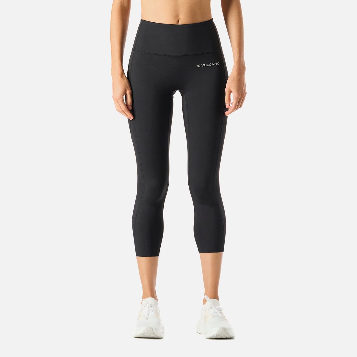 VULCANO - Calza Mujer Built To Move 3/4 High Rise Leggins Negro Vulcano
