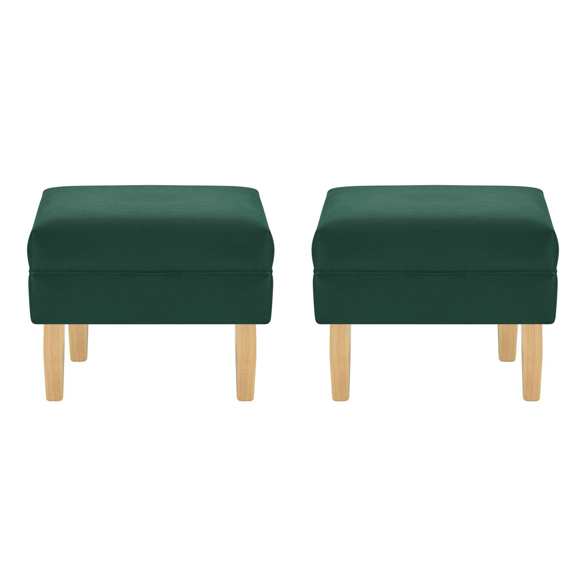 BODEVIR - Set Pouf Sky 1C Felpa 05 Verde Botella