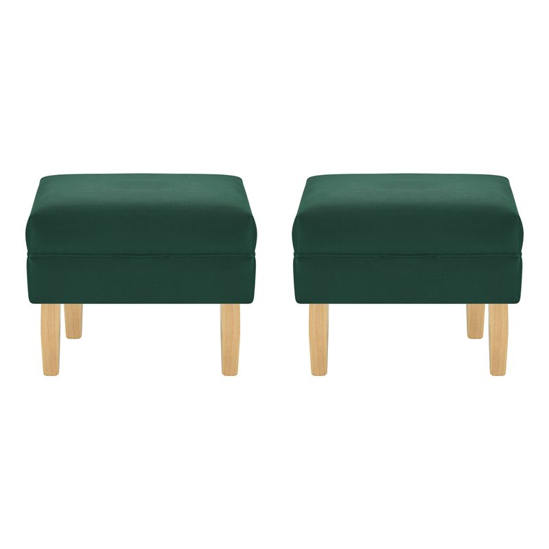 BODEVIR - Set Pouf Sky 1C Felpa 05 Verde Botella