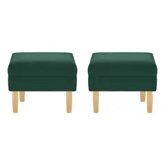 BODEVIR - Set Pouf Sky 1C Felpa 05 Verde Botella