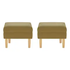 BODEVIR - Set Pouf Sky 1C Felpa 05 Verde Musgo