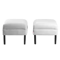 BODEVIR - Set Pouf Sky 1C PU 00 Blanco
