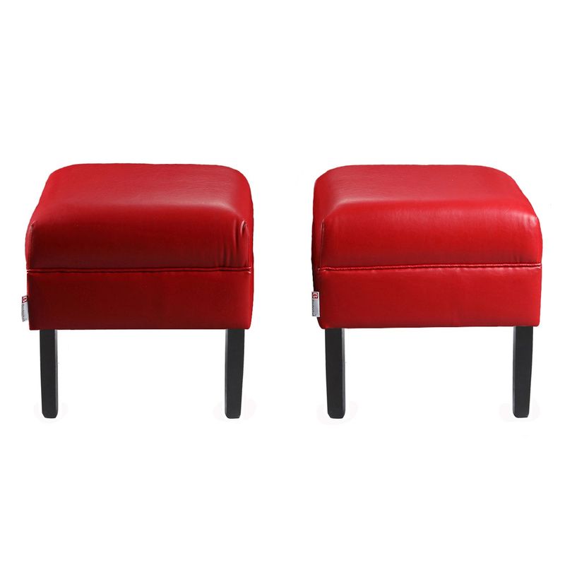 BODEVIR - Set Pouf Sky 1C PU 00 Rojo