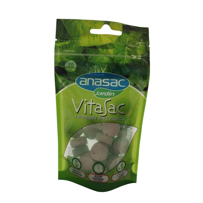 GENERICO - FERTILIZANTE PARA PLANTAS VITASAC 20 TABLETAS