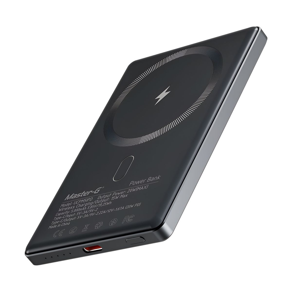 MASTER G - Cargador Portatil PowerBank Master-G 10.000mAh 20w MagSafe