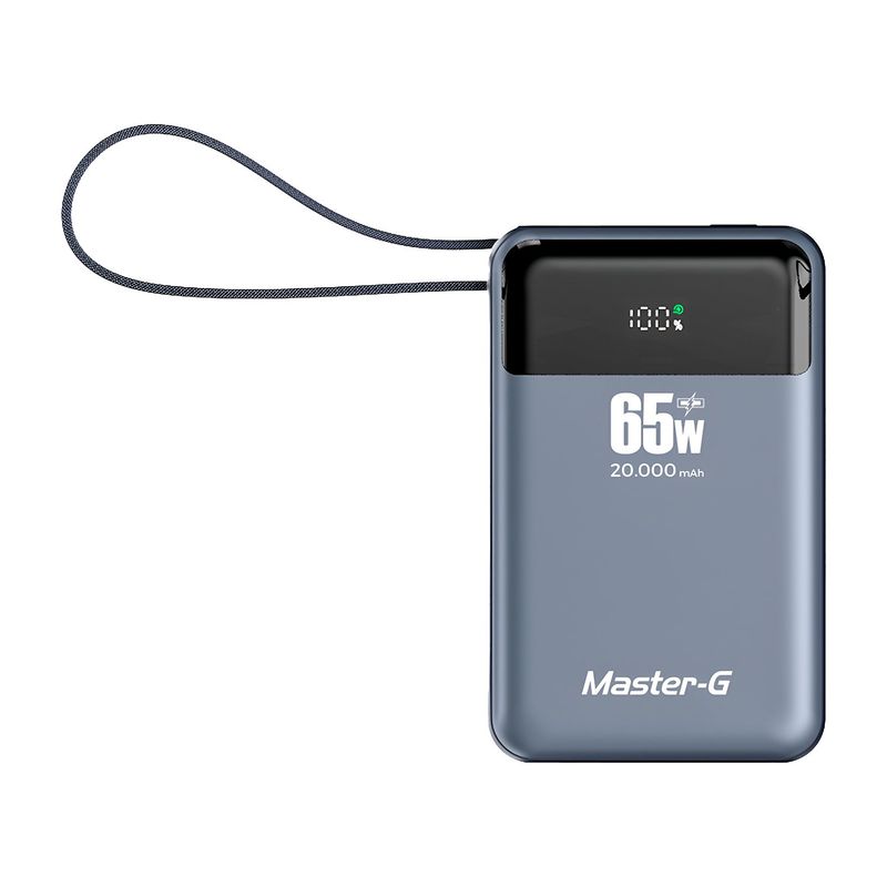 MASTER G - Cargador Portatil Bateria Power Bank Master-G 20.000mAh 65w