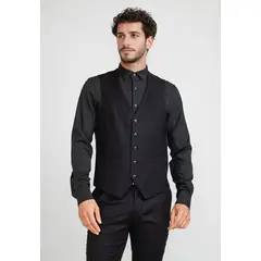 PERRY ELLIS - Gilet Formal Hombre Negro