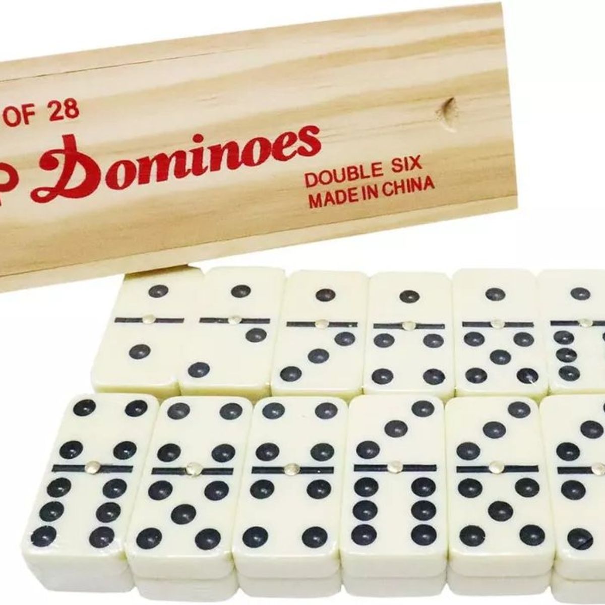 GENERICO - Caja juego domino de 28 piezas
