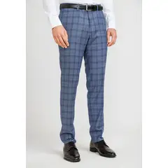 PERRY ELLIS - Pantalón Formal Hombre Suit Separate Azul Piedra