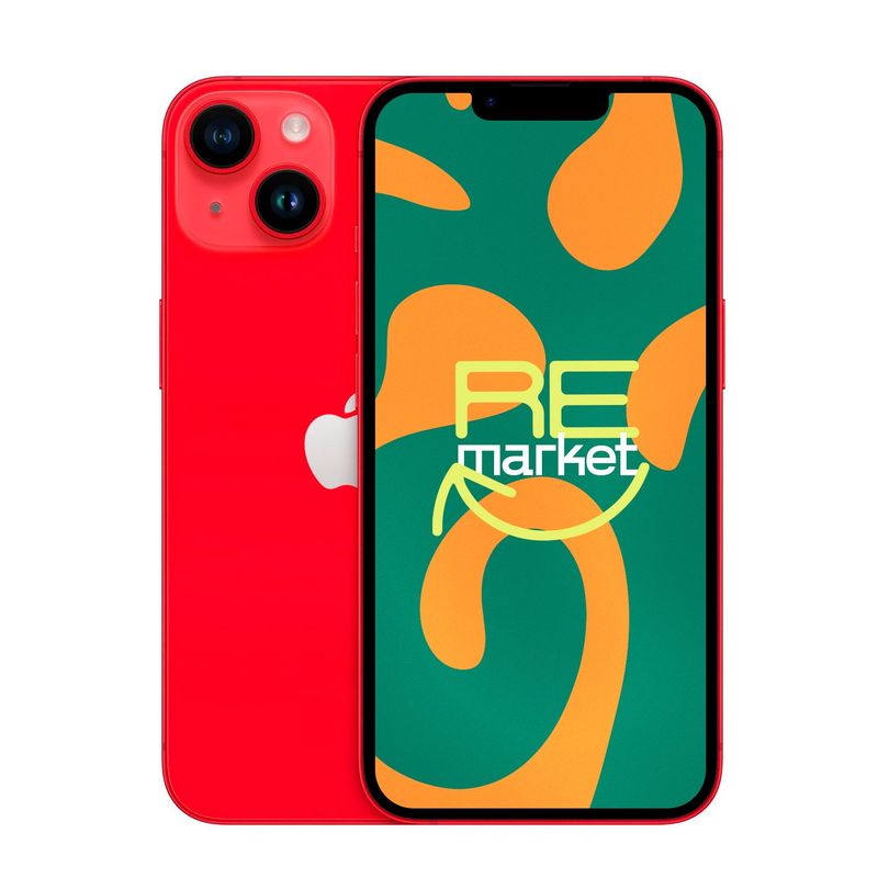 APPLE - Celular Iphone 14 128 Gb Rojo - Reacondicionado