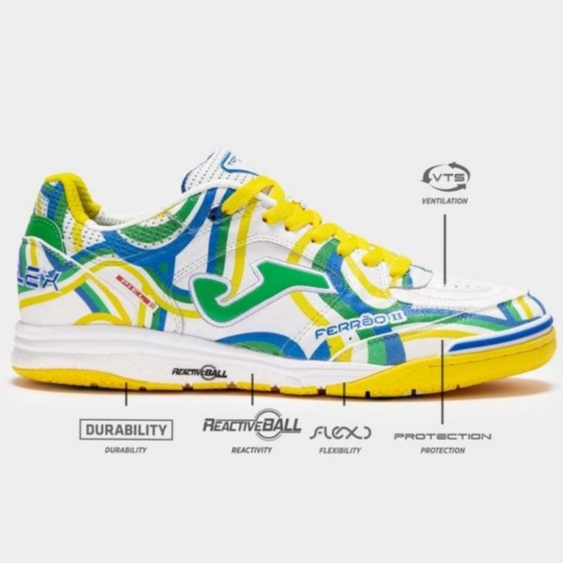 JOMA - Zapatilla Futsal Joma TopFlex Rebound 25 Verde