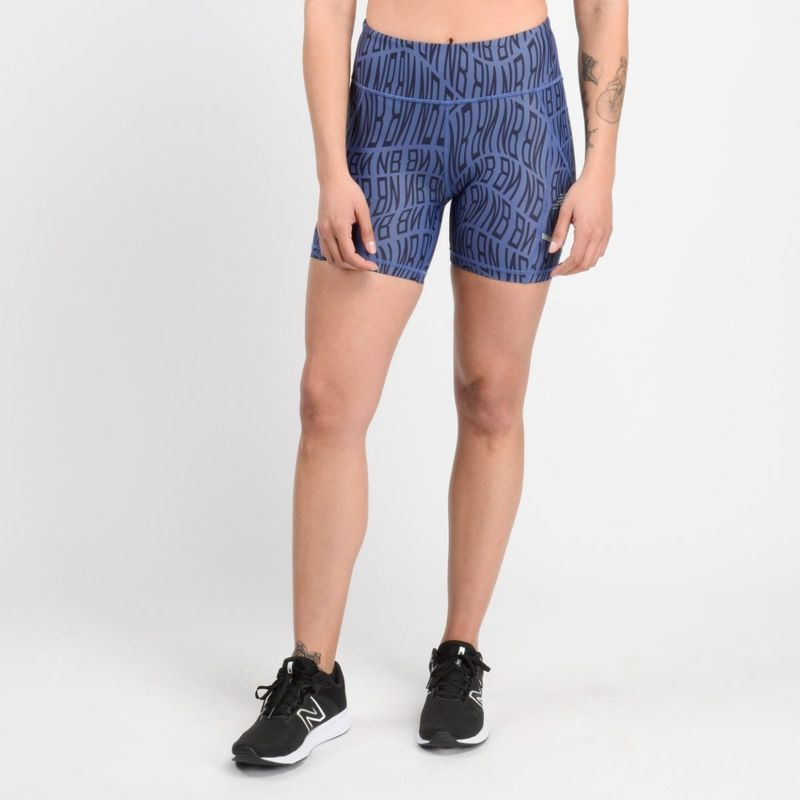 NEW BALANCE - Calza Corta Running Mujer New Balance Bicolor