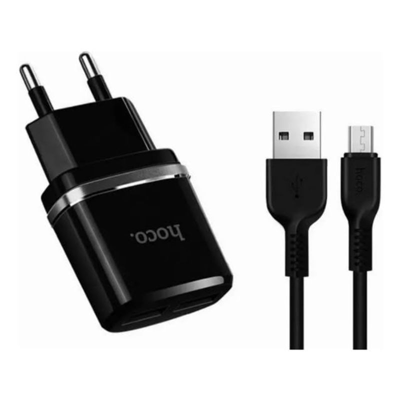 GENERICO - Cargador y cable Hoco micro Usb Carga 24a