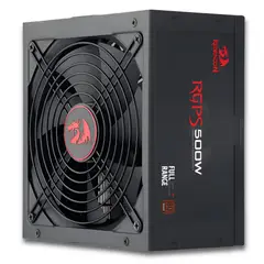 REDRAGON - Fuente De Poder Gamer 500W 80 Plus ATX