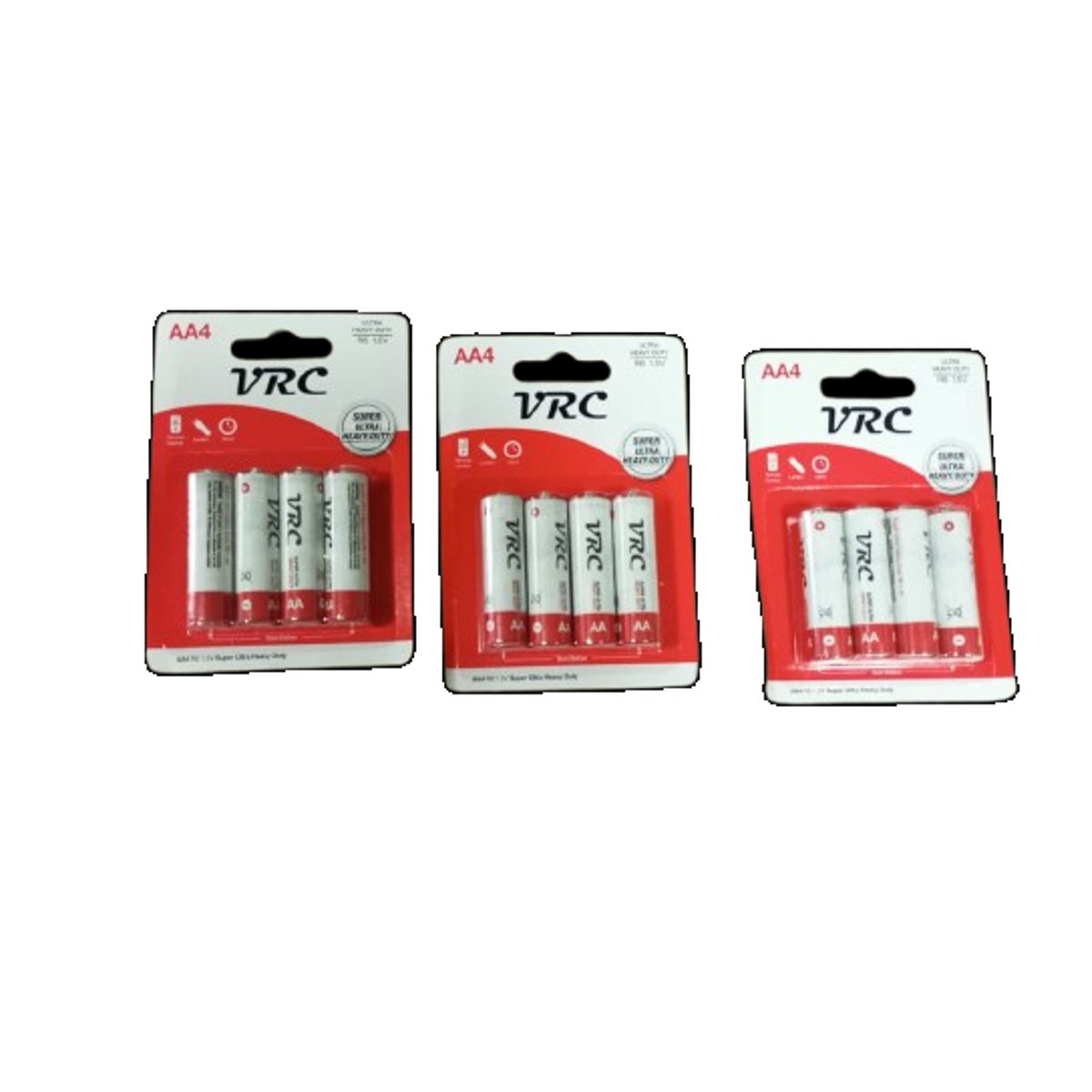 GENERICO - Pack 12 pilas aa carbón vrc