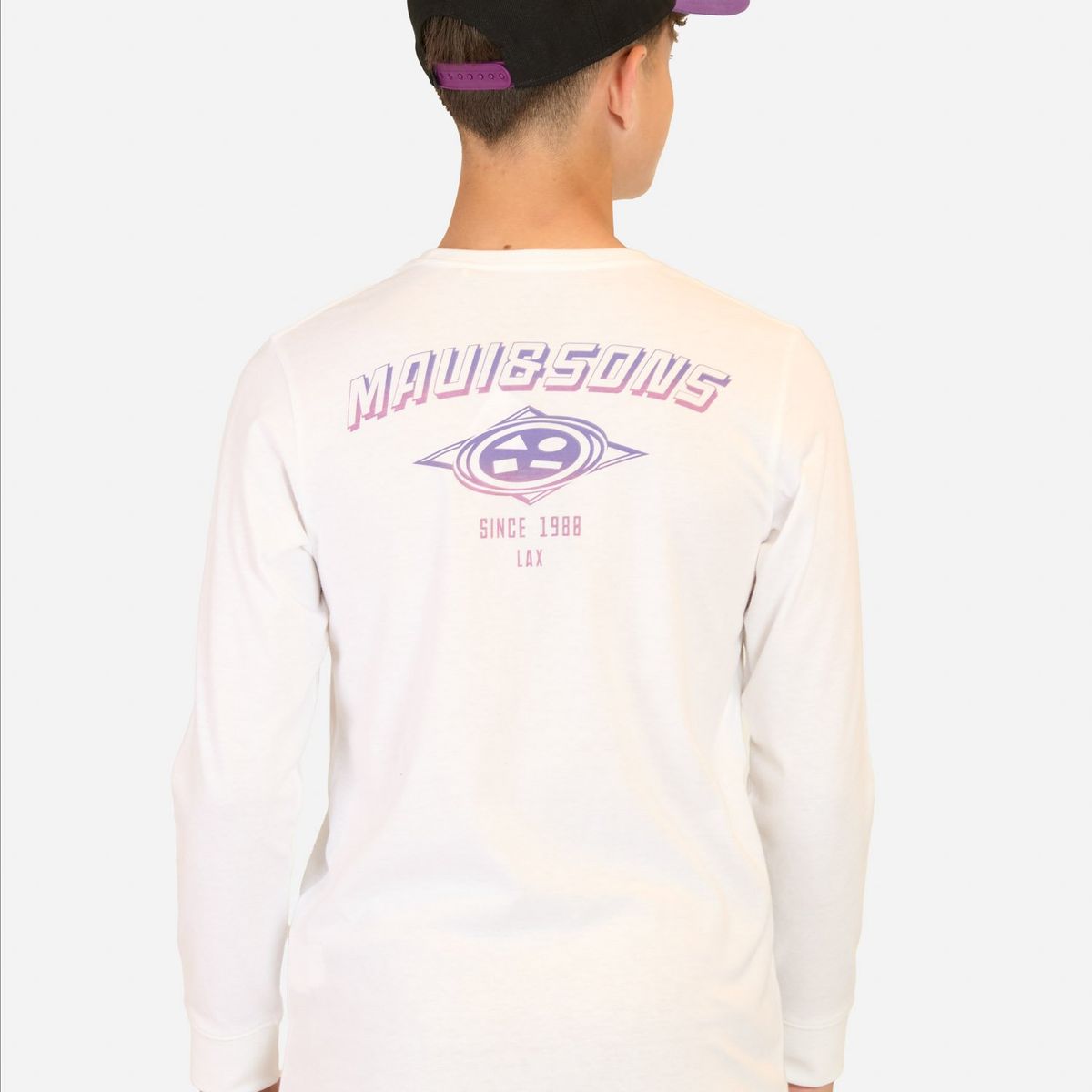 MAUI AND SONS - Polera ML Tiki Power Blanco Infantil Maui And Sons - Blanco