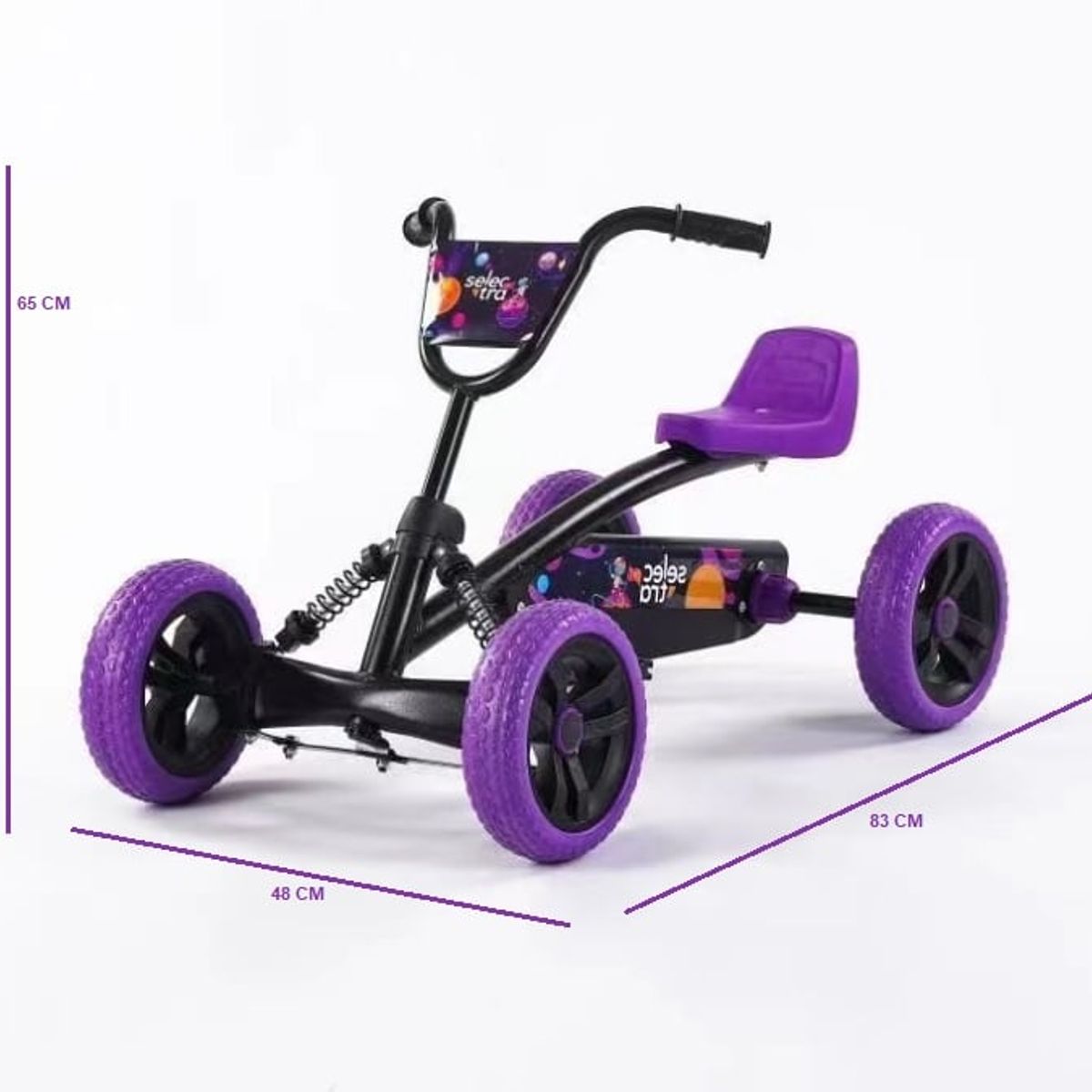 GENERICO - GoKart Racing Con Pedales Lila