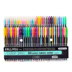 MOTARRO - Pack 60 Lápices Tinta Gel Colores Neón 1.0mm