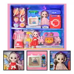 IPLAY - Set Muñeca Fashion Princess Time Aspor Cocina Y Accesorios
