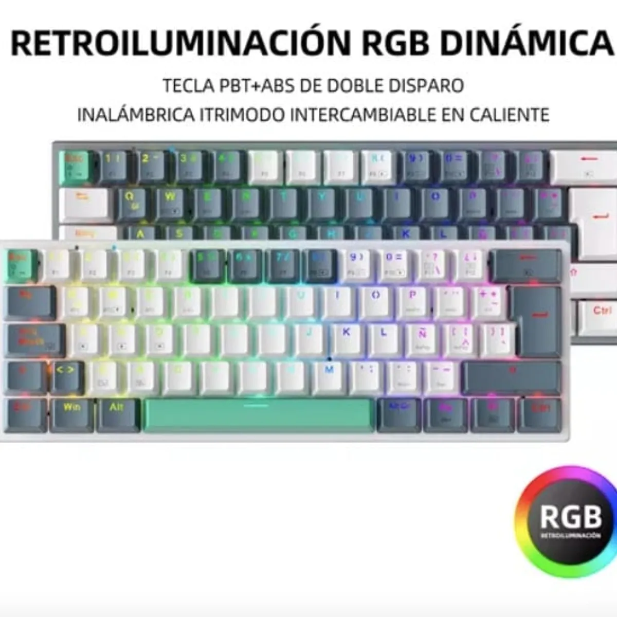 GENERICO - Teclado Mecánico Bluetooth