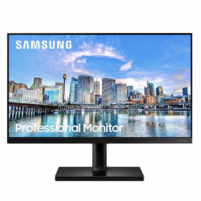 SAMSUNG - Monitor Samsung 24 Pivotable FHD 75Hz IPS F24T450FQLXZS