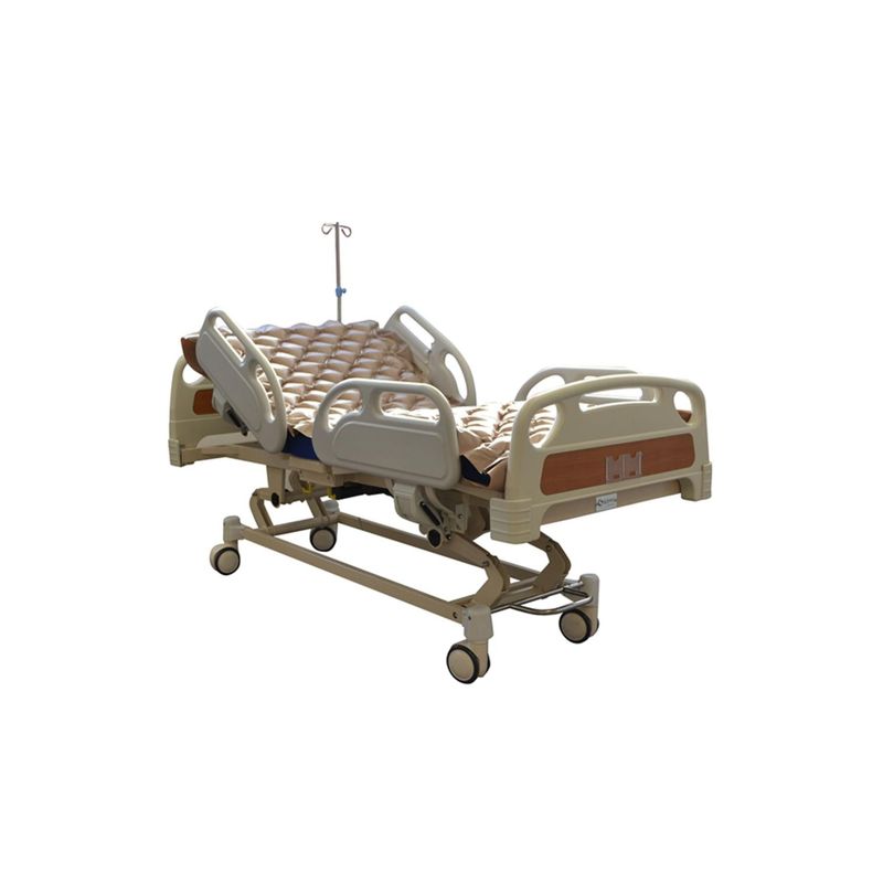 GLOMED - Catre Clinico Elect 5 Posiciones Abs + Colchon Pvc8cm + Antiescaras
