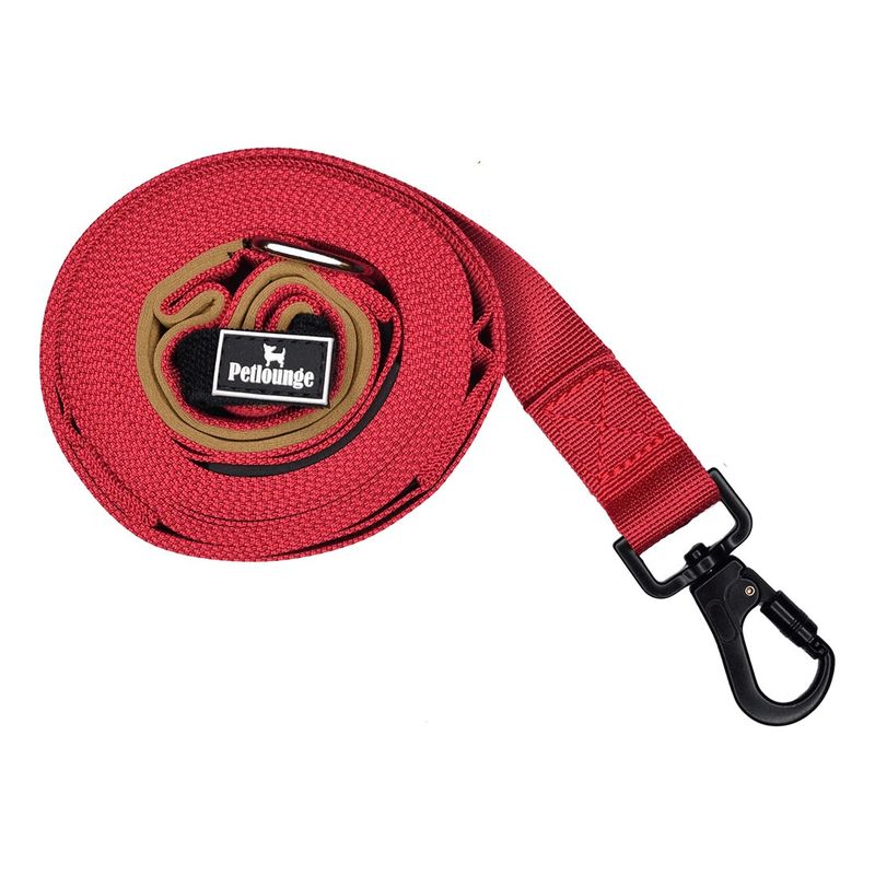 PETLOUNGE - Correa De Adiestramiento Para Perros Petlounge 5m Burdeo