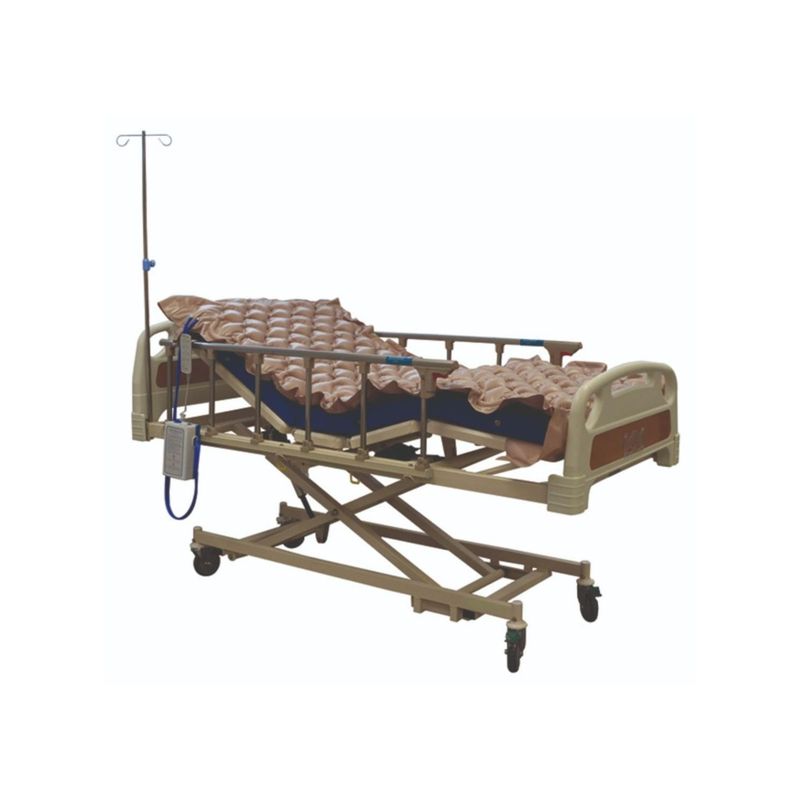 GLOMED - Catre clinico electrico 3p  colchon  antiescaras GLOMED