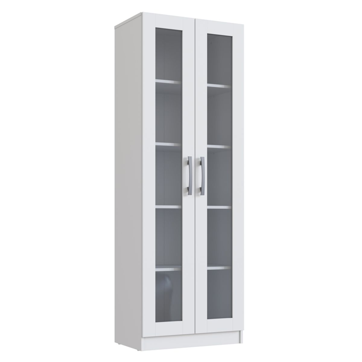 BE DESIGN - VITRINA 2 PUERTAS VIDRIO BLANCO MOVELI