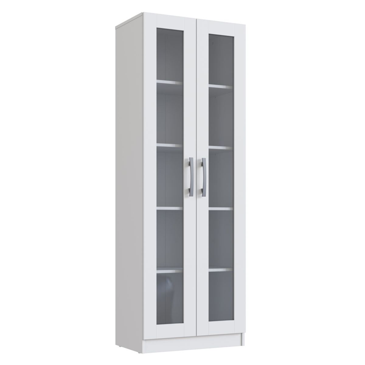 BE DESIGN - VITRINA 2 PUERTAS VIDRIO BLANCO MOVELI