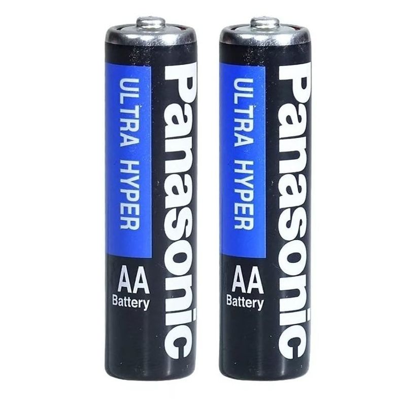 GENERICO - Pack 12 Pilas Panasonic doble Aa ultra hyper