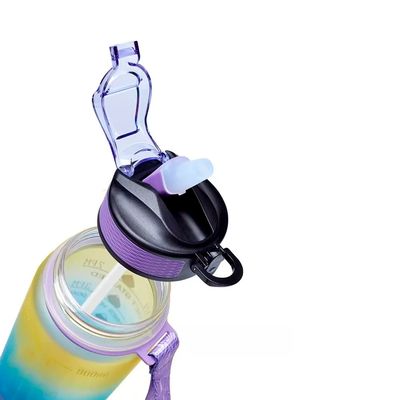 Imagen 2 del producto Botella de agua motivacional 1 litro deportiva