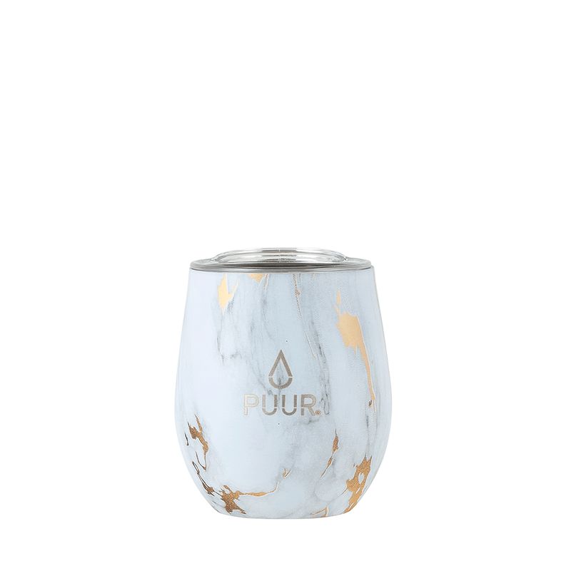 PUUR - Vaso Térmico Gold Marble 240 ml