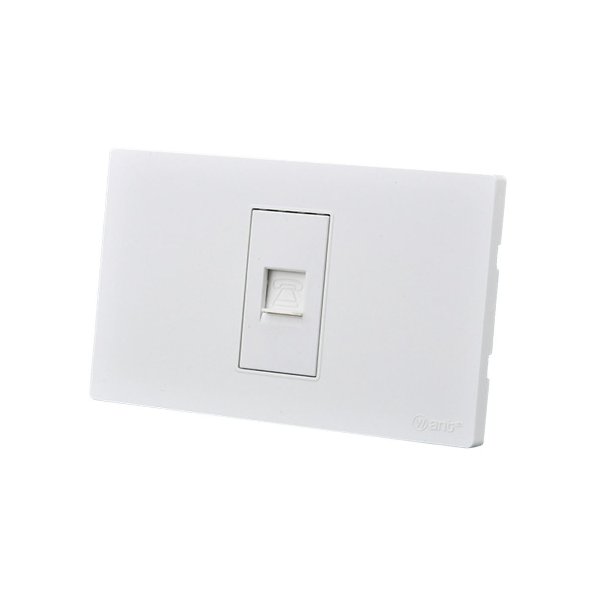 WANT - Pack 10 Toma Telefónica Metálico RJ11 - Blanco