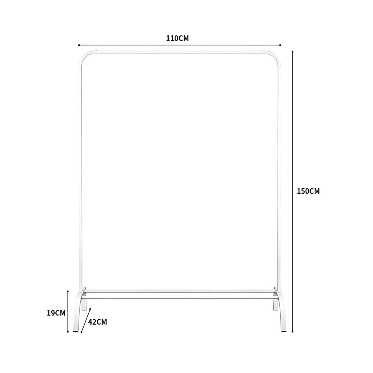 GENERICO - Perchero Metálico Tipo Arco