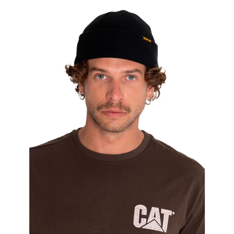 CAT - Gorro Casual Hombre Foundation Knit Hat Negro CAT
