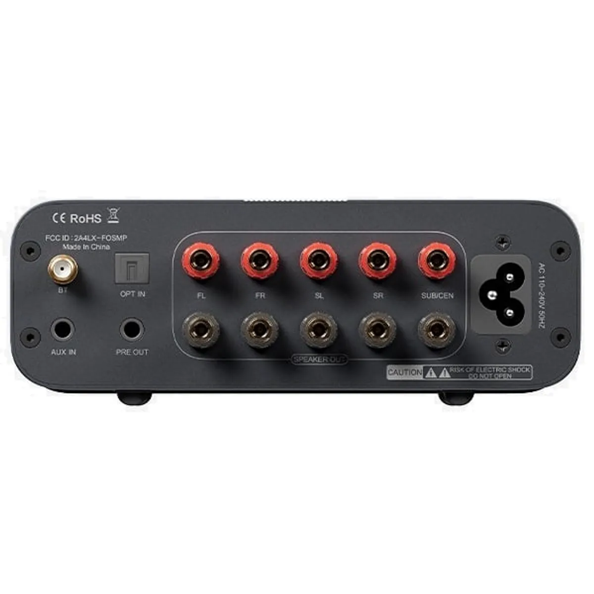 MCI - Amplificador Bluetooth Multicanal 4.1/5.0 - Fosi Audio HT4S