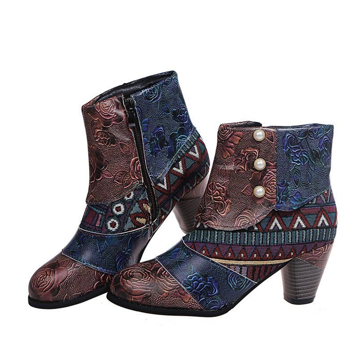 TIOZONEY - Botin De Mujer Moda